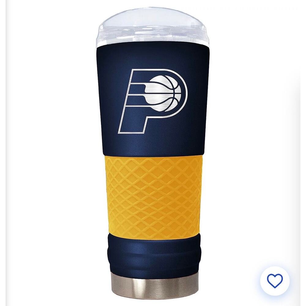 NWT NBA Pacers Vacuum Insulated Tumbler 24 oz. Stainless Steel Made in USA New